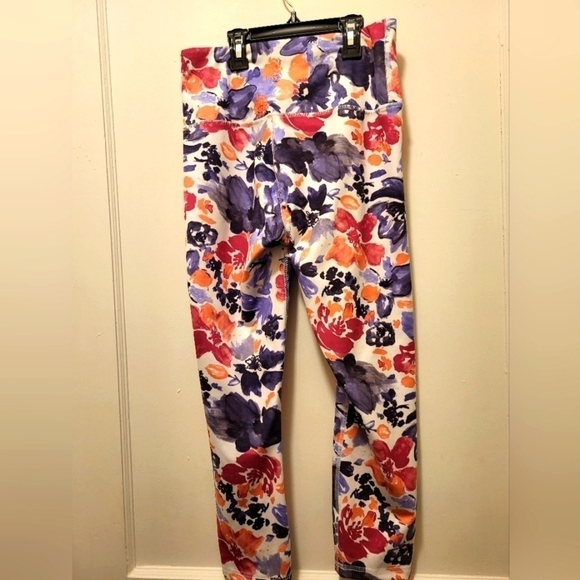Balance Collection Med Floral Activewear soft high waist moisture wicking leggin - Picture 14 of 14